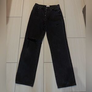 Pistola Women's Black Straight Jeans